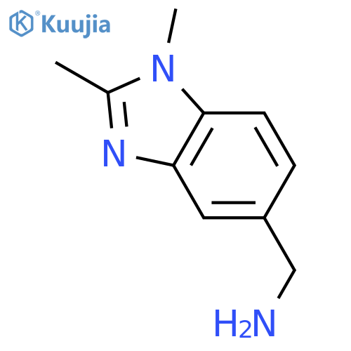 (1,2-Dimethyl-1H-benzimidazol-5-yl)methylamine dihydrochloride structure
