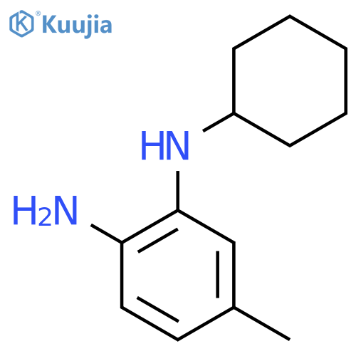 N1-cyclohexyl-5-methylbenzene-1,2-diamine structure