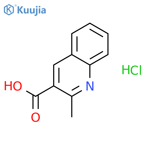 2-Methylquinoline-3-carboxylic acid hydrochloride structure