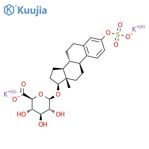 Estradiol 3-Sulfate 17b-Glucuronide Dipotassium Salt structure