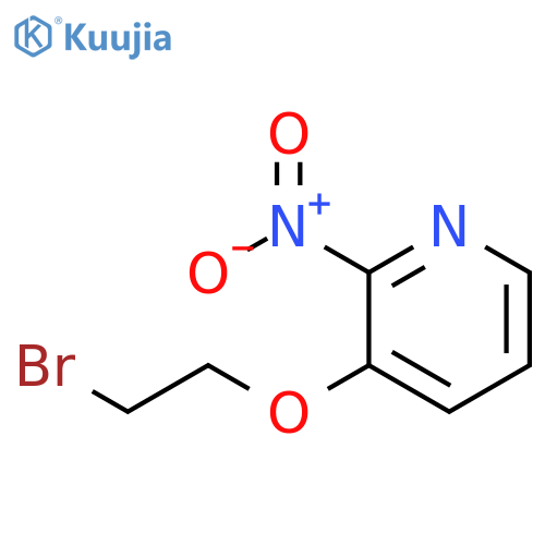 Pyridine, 3-(2-bromoethoxy)-2-nitro- structure