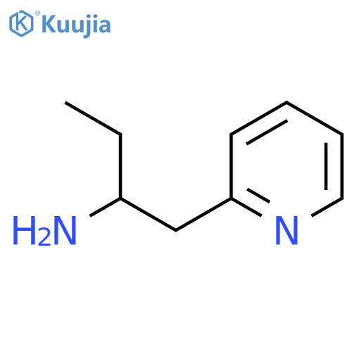 1-(pyridin-2-yl)butan-2-amine structure