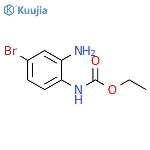 ethyl N-(2-amino-4-bromophenyl)carbamate structure