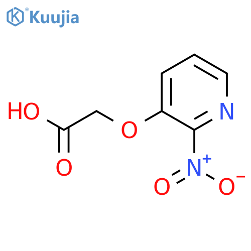 2-[(2-Nitro-3-pyridinyl)oxy]acetic acid structure