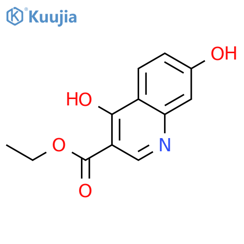 Ethyl 4,7-dihydroxyquinoline-3-carboxylate structure
