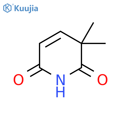 3,3-dimethyl-1,2,3,6-tetrahydropyridine-2,6-dione structure