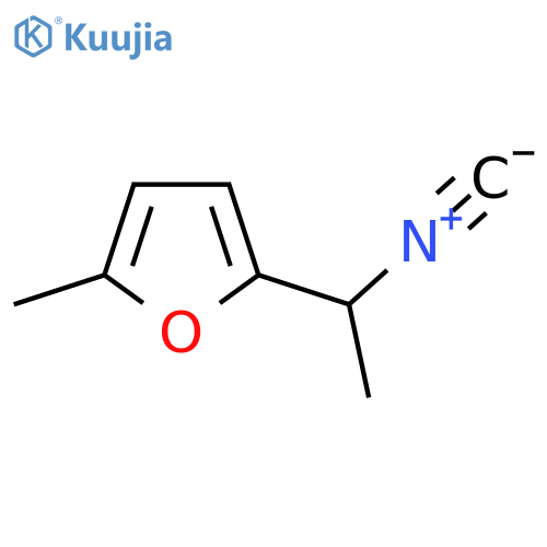2-(1-isocyanoethyl)-5-methylfuran structure