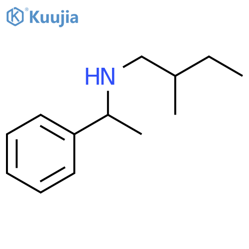 (2-methylbutyl)(1-phenylethyl)amine structure