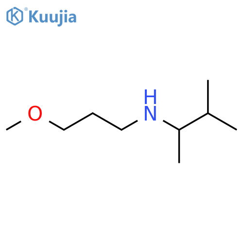 (3-Methoxypropyl)(3-methylbutan-2-yl)amine structure