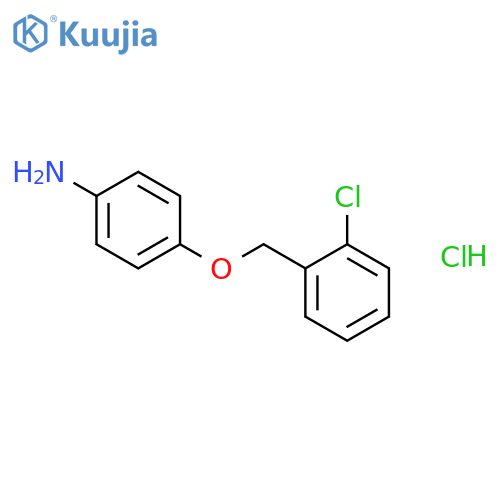 4-(2-Chlorophenyl)methoxyaniline Hydrochloride structure