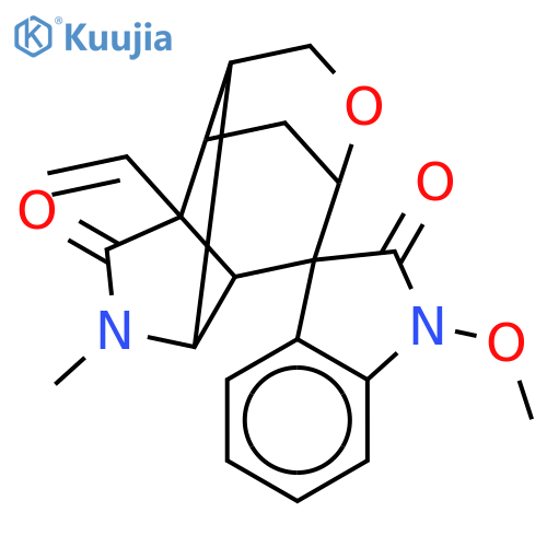 3-ethenyl-1'-methoxy-1-methyl-3a,7,8,8a-tetrahydro-1h,5h-spiro[3,8,5-(ethane[1,1,2]triyl)oxepino[4,5-b]pyrrole-4,3'-indole]-2,2'(1'h,3h)-dione structure