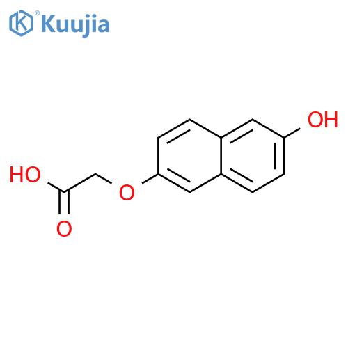 2-(6-Hydroxy-2-naphthalenyl)oxyacetic Acid structure