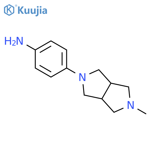 4-(Hexahydro-5-methylpyrrolo3,4-cpyrrol-2(1H)-yl)-benzenamine structure