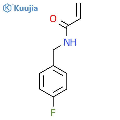 N-(4-Fluorophenyl)methylprop-2-enamide structure