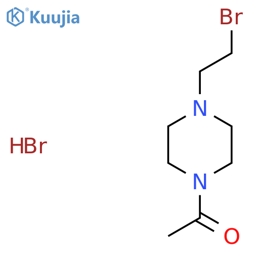 1-Acetyl-4-(2-bromoethyl)piperazine hydrobromide structure