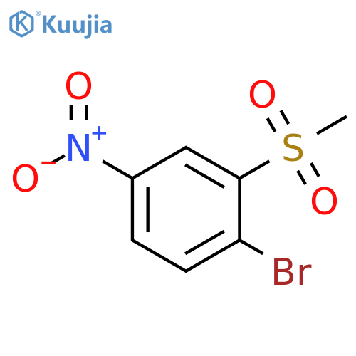 1-Bromo-2-methylsulfonyl-4-nitrobenzene structure