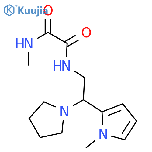 N-methyl-N'-[2-(1-methyl-1H-pyrrol-2-yl)-2-(pyrrolidin-1-yl)ethyl]ethanediamide structure