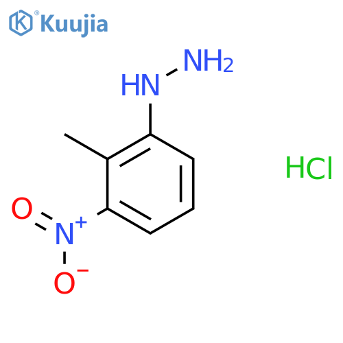 1-(2-Methyl-3-nitrophenyl)hydrazine hydrochloride structure
