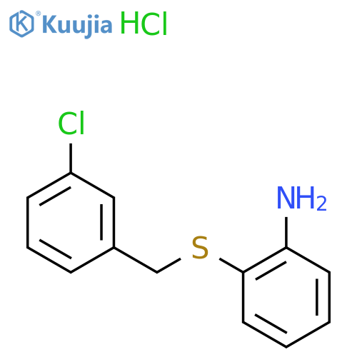 {2-(3-Chlorobenzyl)thiophenyl}amine Hydrochloride structure