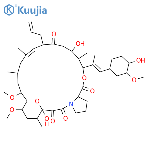 15,19-Epoxy-1H,3H-pyrrolo[2,1-c][1,4]oxaazacyclotricosine-1,7,20,21(4H)-tetrone,5,6,8,11,12,13,14,15,16,17,18,19,23,24,25,25a-hexadecahydro-5,19-dihydroxy-3-[(1E)-2-[(1R,3R,4R)-4-hydroxy-3-methoxycyclohexyl]-1-methylethenyl]-14,16-dimethoxy-4,10,12,18-tetramethyl-8-(2-propen-1-yl)-,(3S,4R,5S,8R,9E,12S,14S,15R,16S,18R,19R,25aS)- structure