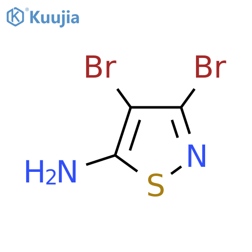 3,4-Dibromoisothiazol-5-amine structure