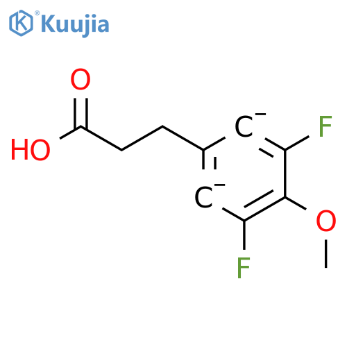 3-(3,5-Difluoro-4-methoxyphenyl)propionic acid structure
