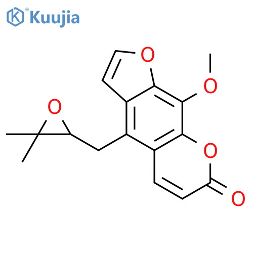 7H-Furo[3,2-g][1]benzopyran-7-one,4-[(3,3-dimethyloxiranyl)methyl]-9-methoxy- structure