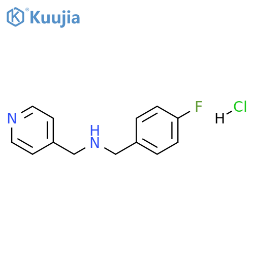 (4-fluorobenzyl)(4-pyridinylmethyl)amine hydrochloride structure