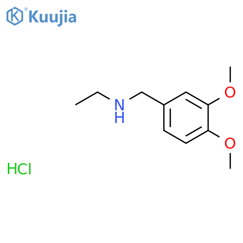 (3,4-Dimethoxyphenyl)methyl(ethyl)amine Hydrochloride structure