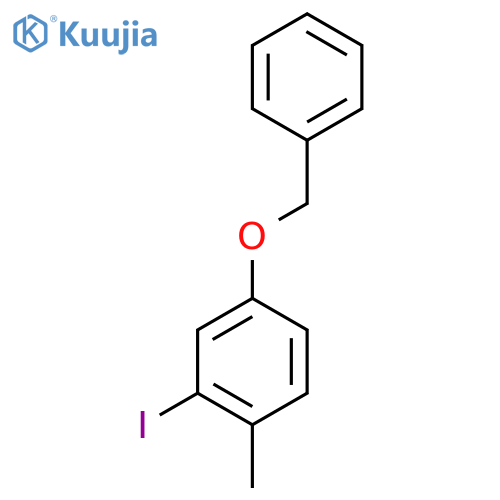4-Benzyloxy-2-iodo-1-methylbenzene structure