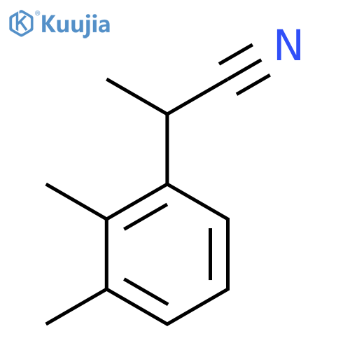 2-(2,3-dimethylphenyl)propanenitrile structure