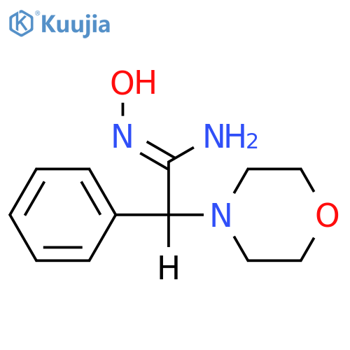 N-Hydroxy-2-morpholin-4-yl-2-phenyl-acetamidine structure