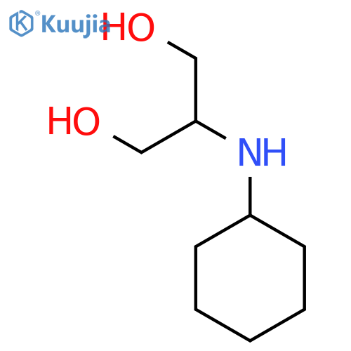 2-(cyclohexylamino)propane-1,3-diol structure