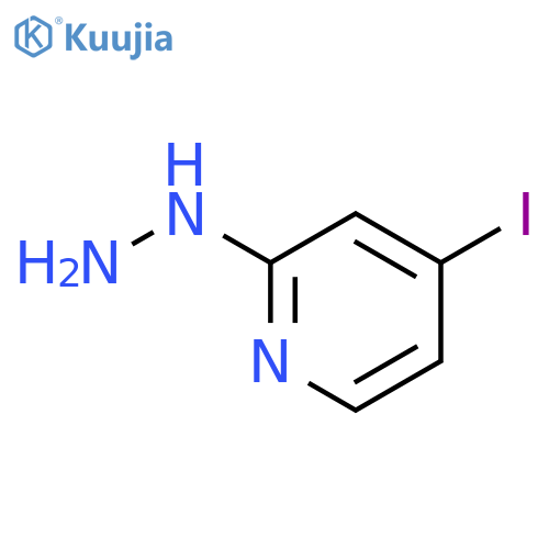 2-hydrazinyl-4-iodopyridine structure