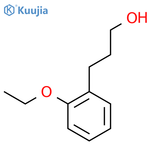 3-(2-ethoxyphenyl)propan-1-ol structure