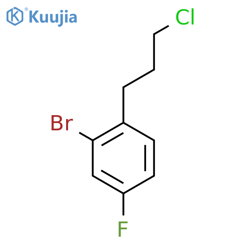 3-Bromo-4-(3-chloropropyl)fluorobenzene structure