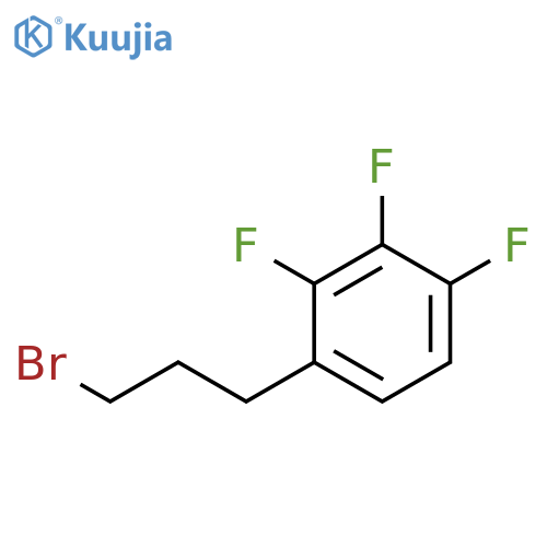 1-(3-bromopropyl)-2,3,4-trifluorobenzene structure