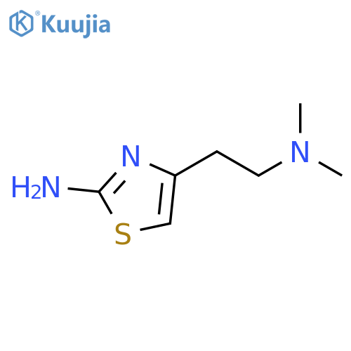 4-2-(dimethylamino)ethyl-1,3-thiazol-2-amine structure