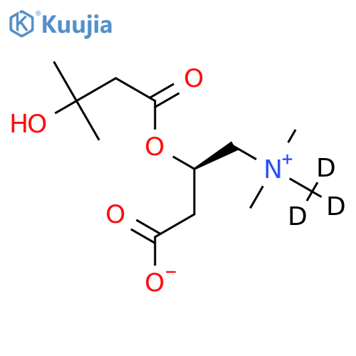 Hydroxyisovaleroyl-d3 Carnitine structure