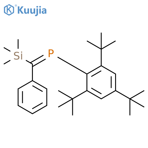 Phosphine, [phenyl(trimethylsilyl)methylene][2,4,6-tris(1,1-dimethylethyl)phenyl]-, (E)- structure
