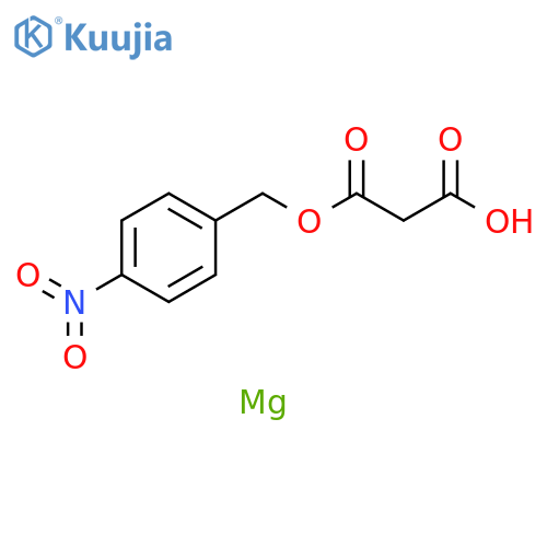 Propanedioic acid, 1-[(4-nitrophenyl)methyl] ester, magnesium salt (2:1) structure