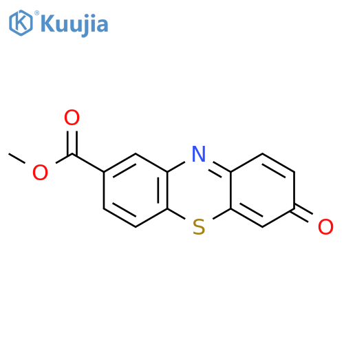 3H-Phenothiazine-8-carboxylic acid, 3-oxo-, methyl ester structure
