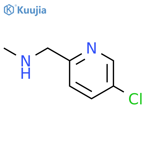 (5-chloropyridin-2-yl)methyl(methyl)amine structure