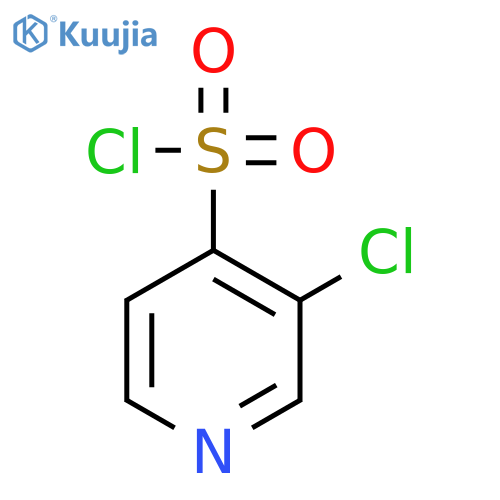3-chloropyridine-4-sulfonyl chloride structure