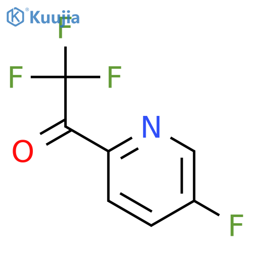 2,2,2-trifluoro-1-(5-fluoropyridin-2-yl)ethan-1-one structure