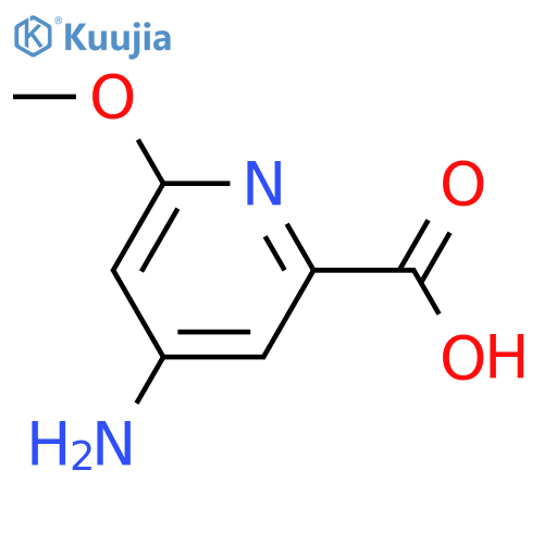 4-Amino-6-methoxypicolinic acid structure