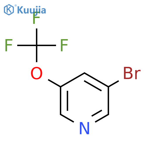 3-Bromo-5-(trifluoromethoxy)pyridine structure