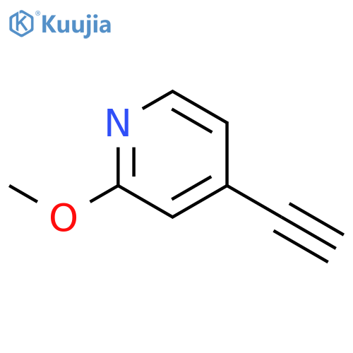 4-ethynyl-2-methoxypyridine structure