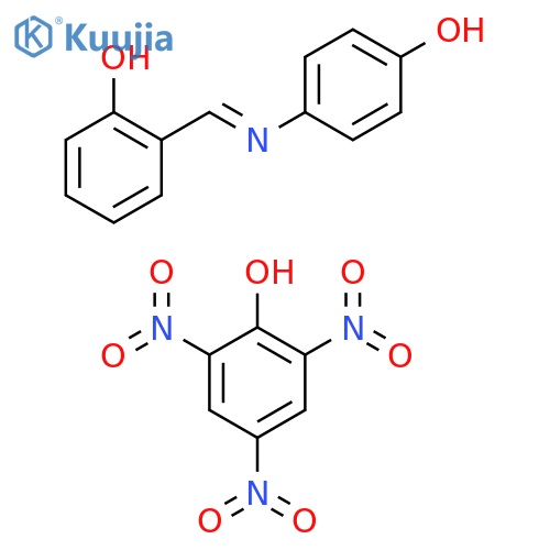 Phenol, 2-[[(4-hydroxyphenyl)imino]methyl]-, compd. with2,4,6-trinitrophenol (1:1) structure