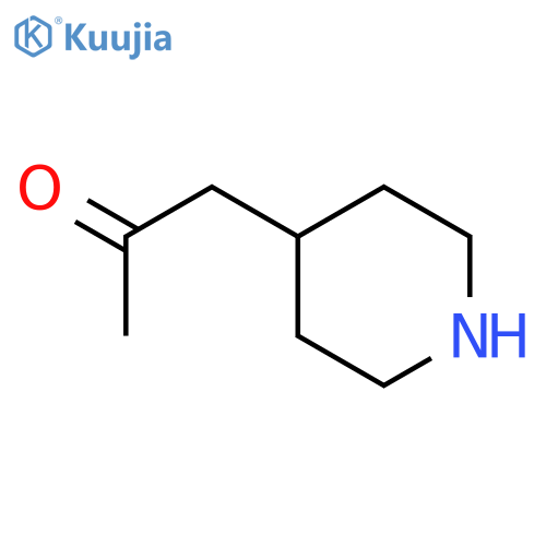 2-Propanone,1-(4-piperidinyl)- structure